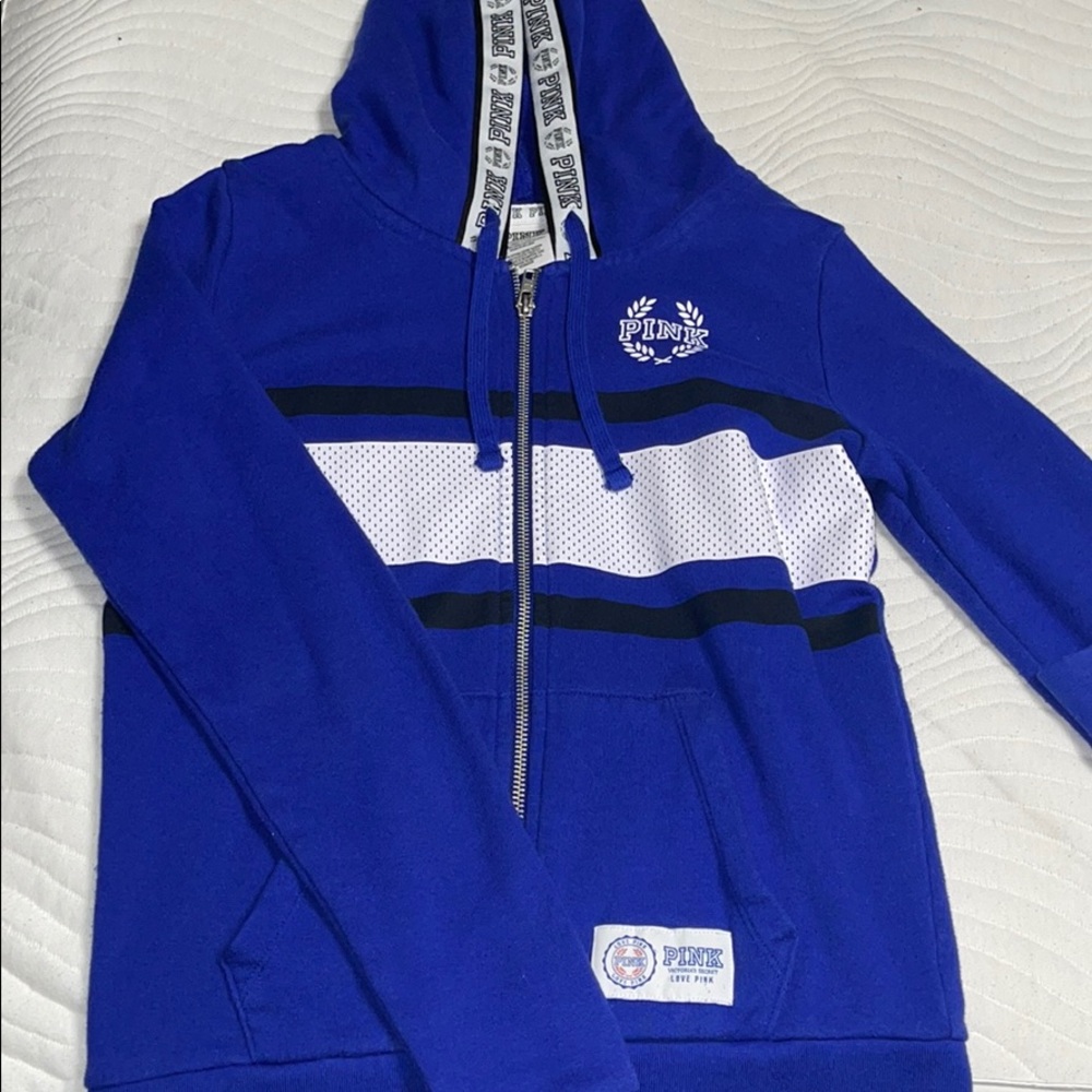 Pink victoria secret zip up jacket